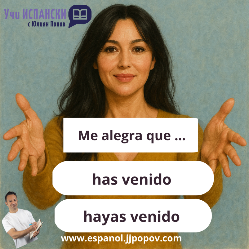 Pretérito Perfecto de Subjuntivo – обяснение, примери и упражнения