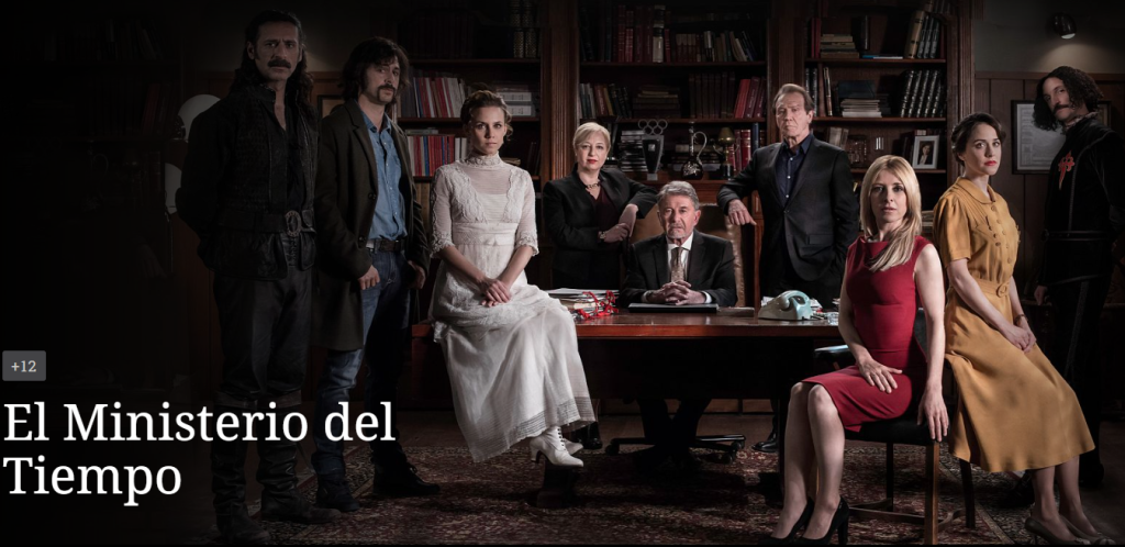 Кадър от сериала El Ministerio del Tiempo за учене на испански език